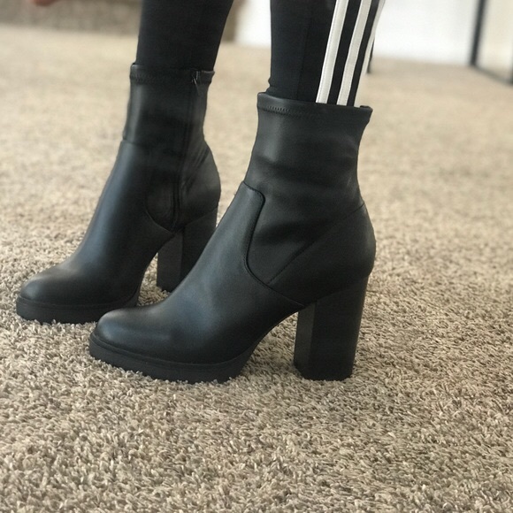 Steve Madden Legend Sock Boots - Picture 8 of 8